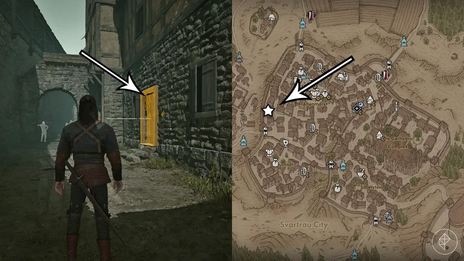 Father Florin's hideout in The Blood of Dawnwalker.