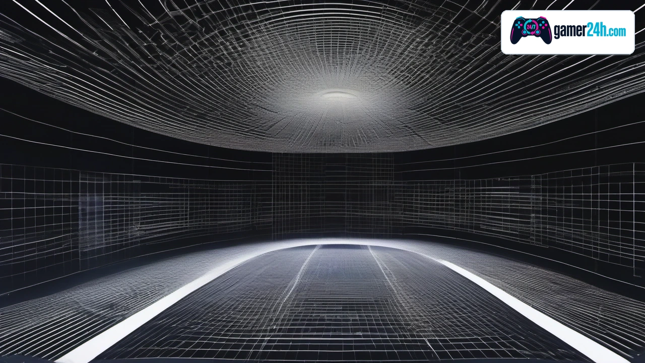 Optical technical diagram of equirectangular projection mapping and spherical stitching