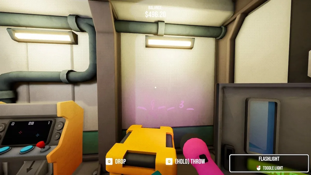 Passcode numbers in the Breakroom in CRACK