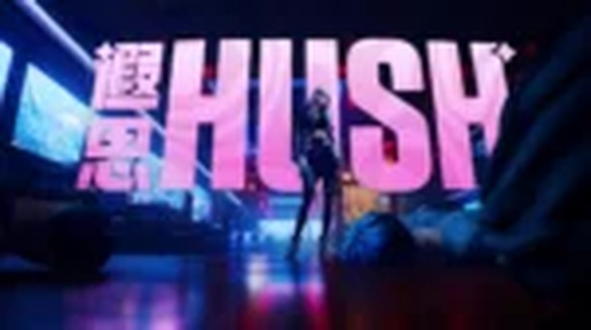 Hush in the VALORANT trailer with her name in the back