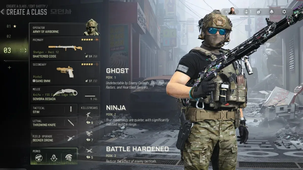 Best Rezi 12 class setup in MW4 Multiplayer