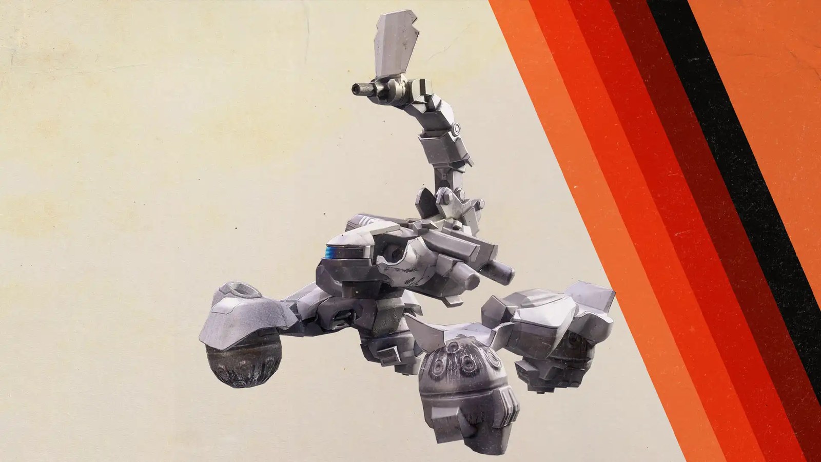 A Skuler Arc, which looks like a three-legged robot, from Arc Raiders.