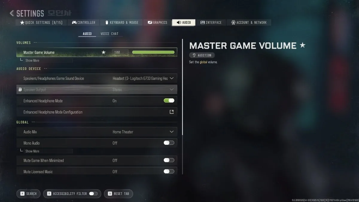 Best audio settings to use in Modern Warfare 4