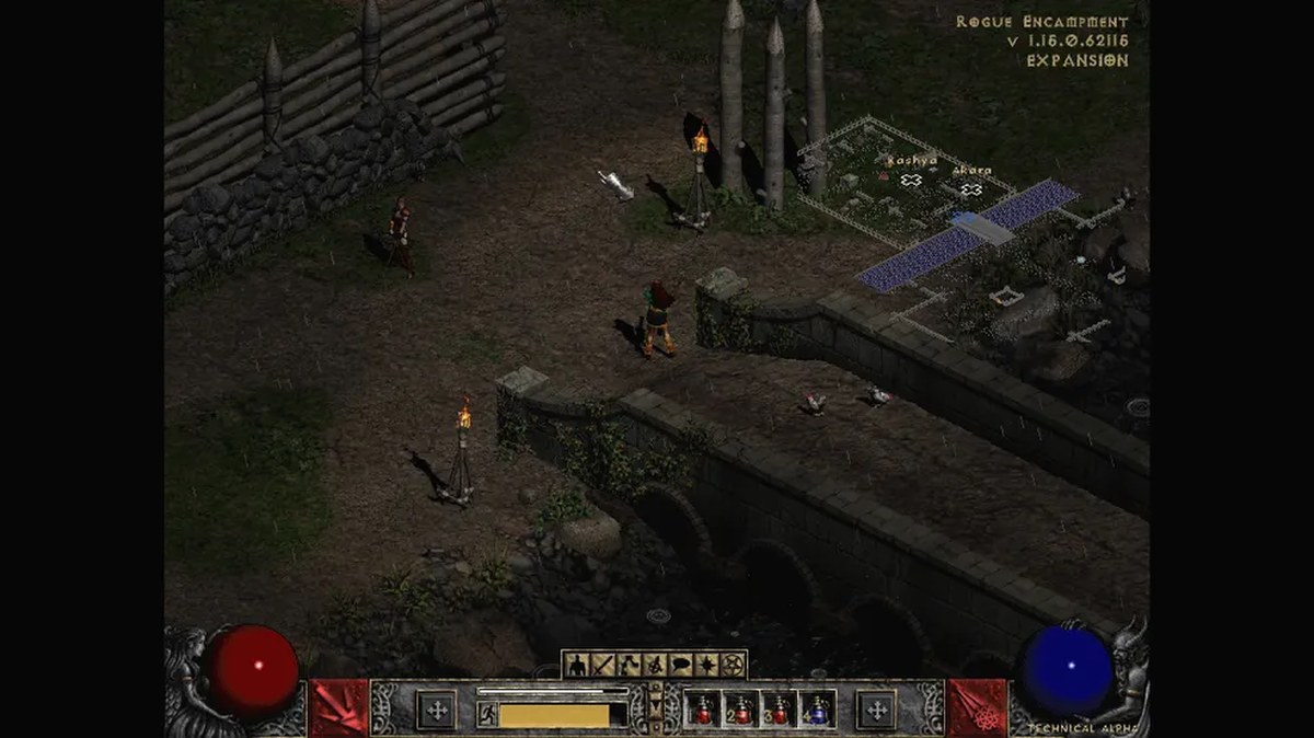 Diablo 2 Resurrected - comparison screenshots taken during the technical alpha.