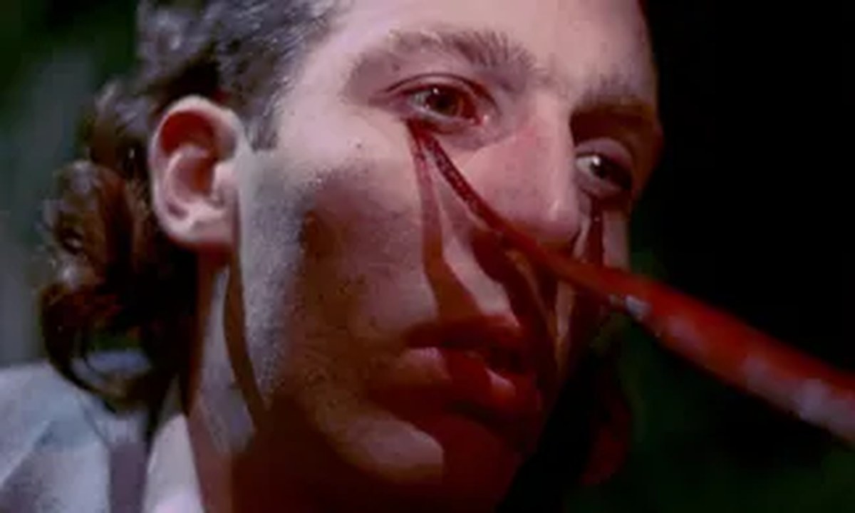 22. Xtro
<br><br>
What the actual hell is this movie? Xtro feels like a grab bag as toy soldiers and clown playthings come to life, or a panther appears to maul someone, yadda yadda. So why’s it here? Because there’s some fantastic body horror by way of alien pregnancies and gestation periods, watched at rapid speed in full, and other aliens-turned-to-humans effects that embrace the reconfiguration of our skeletal insides. Xtro narrowly escaped becoming only the second British-made video nasty, thanks to the especially “offensive” birthing sequence. It’s a wild ride that doesn’t make much sense at times, but as for its body horror pedigree? You bet Xtro has enough surprises in store.