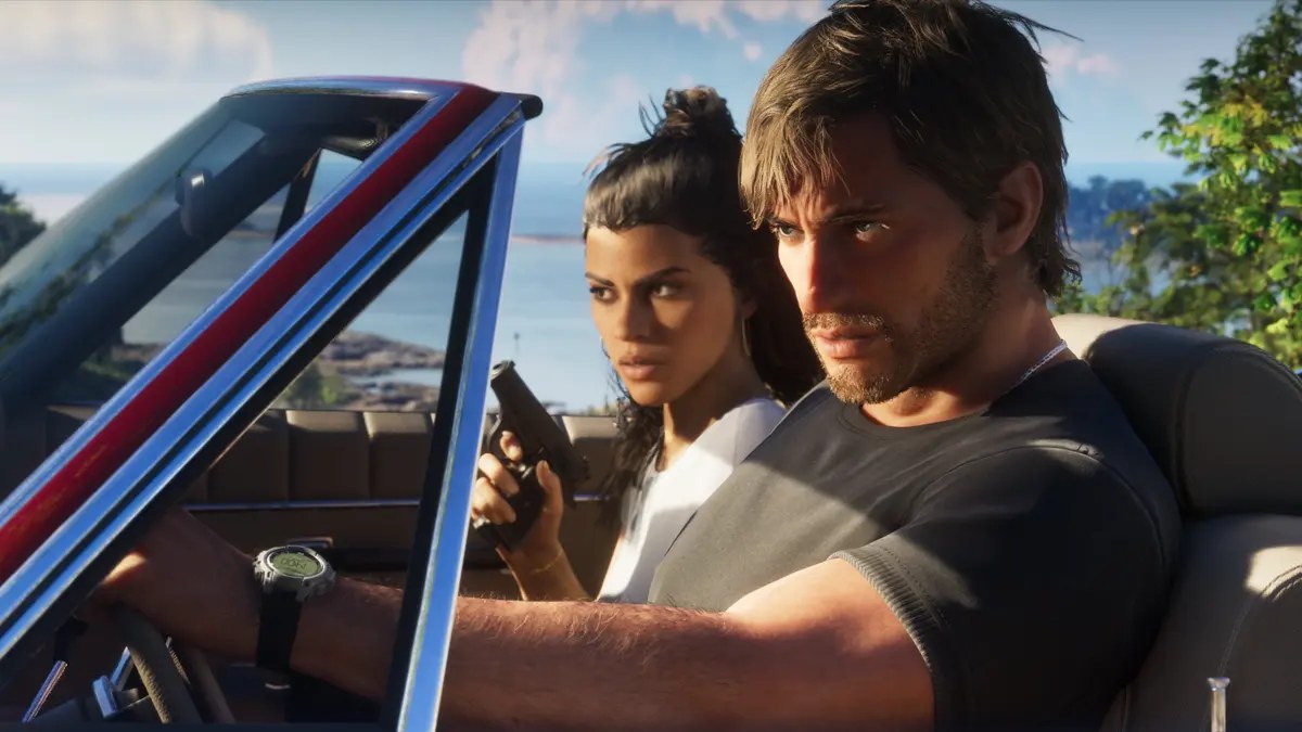 jason and lucia driving in gta 6