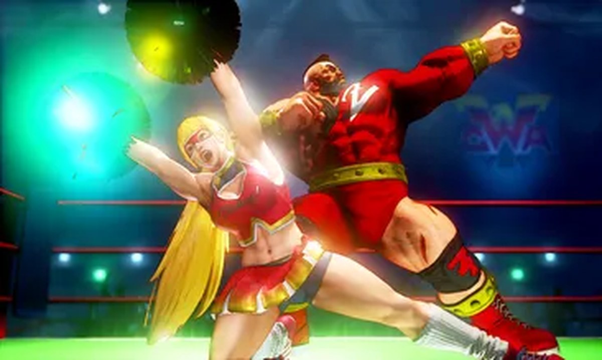 A screen of Story Mode in the 2020 'Champion Edition' version of Street Fighter V, available as a retail package or as an update to previous versions of SF5.