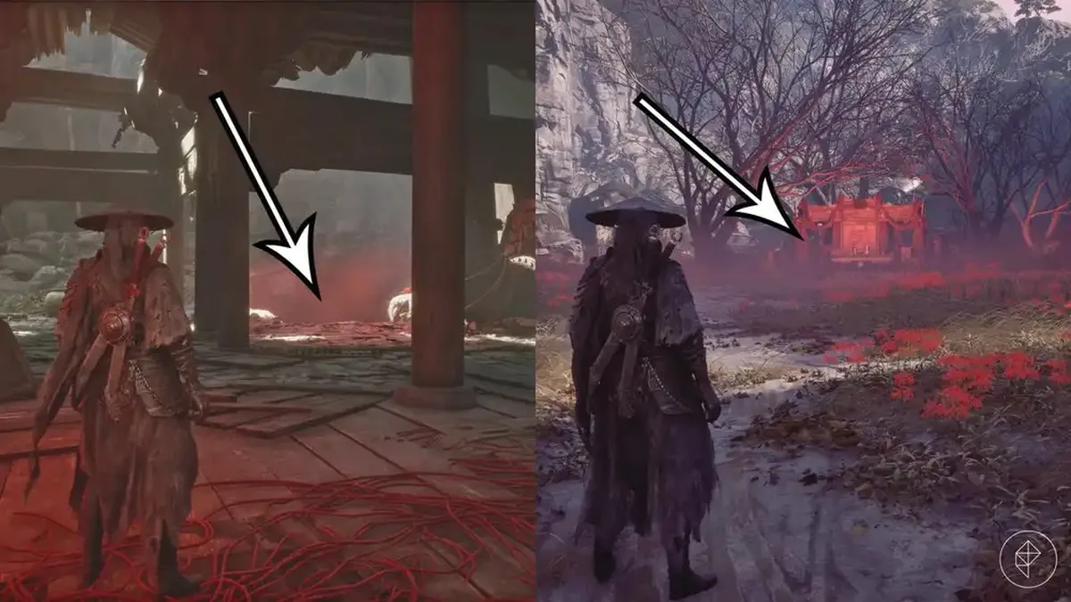 The first shrouded areas on the Weeping Creek Valley map in Phantom Blade Zero.
