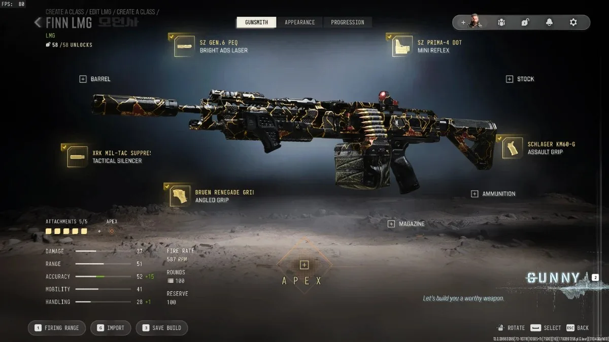 Best FINN LMG loadout attachments in MW4 Multiplayer