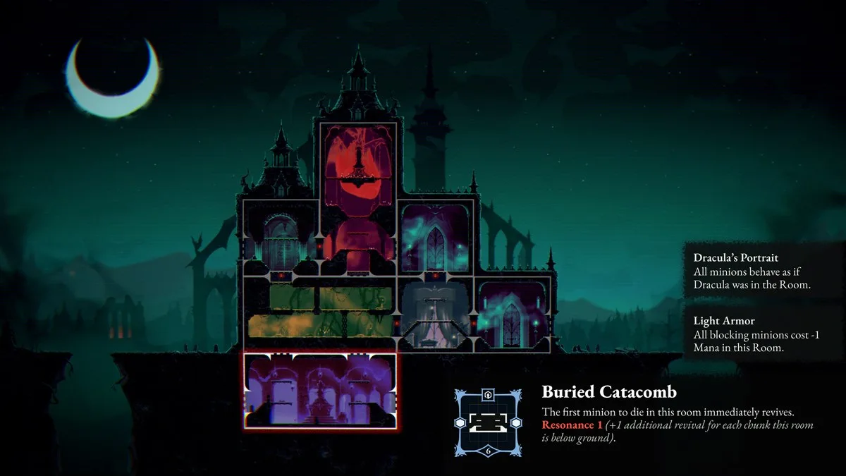 Constructing the castle in ReVamp.