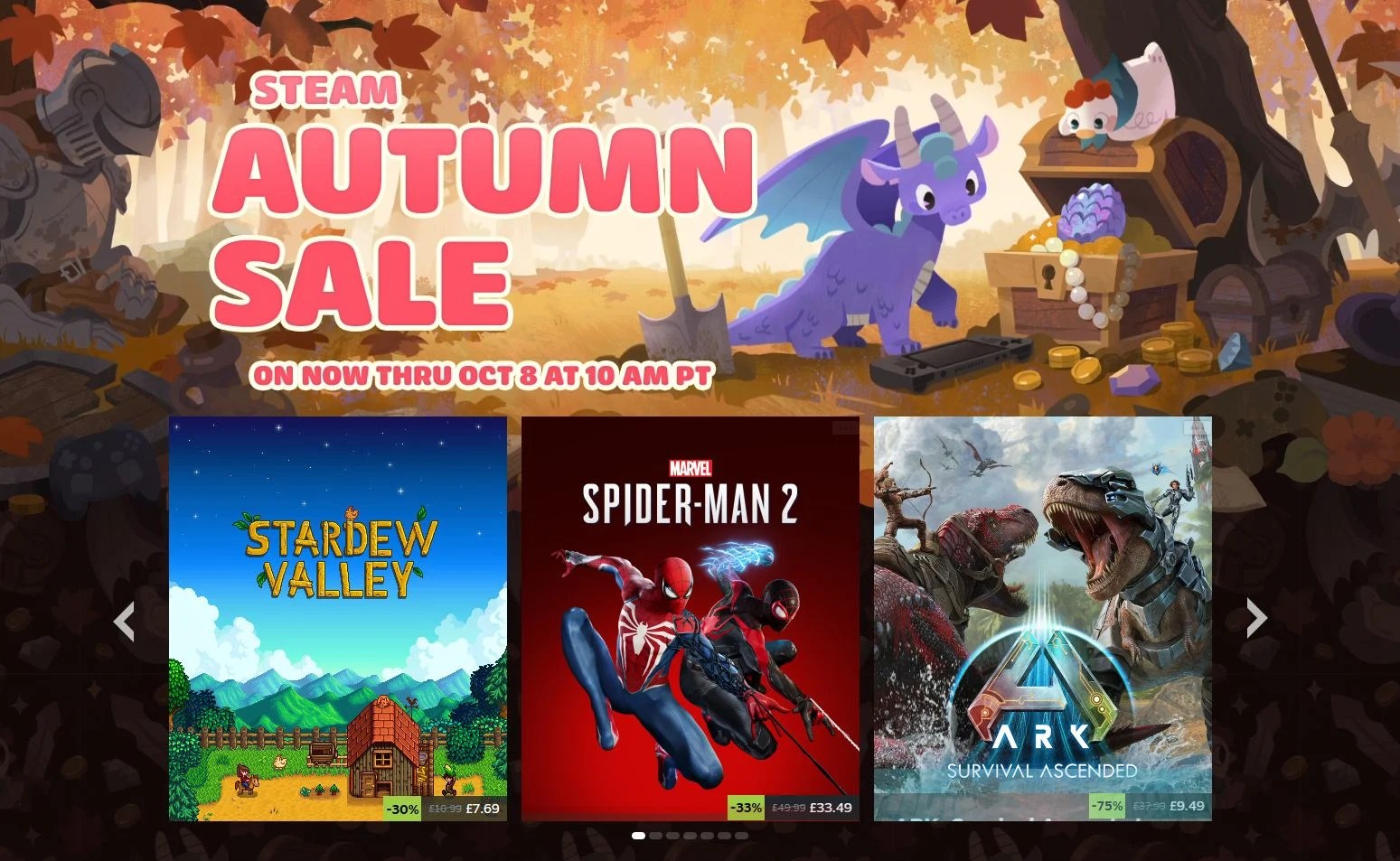Steama Autumn Sale