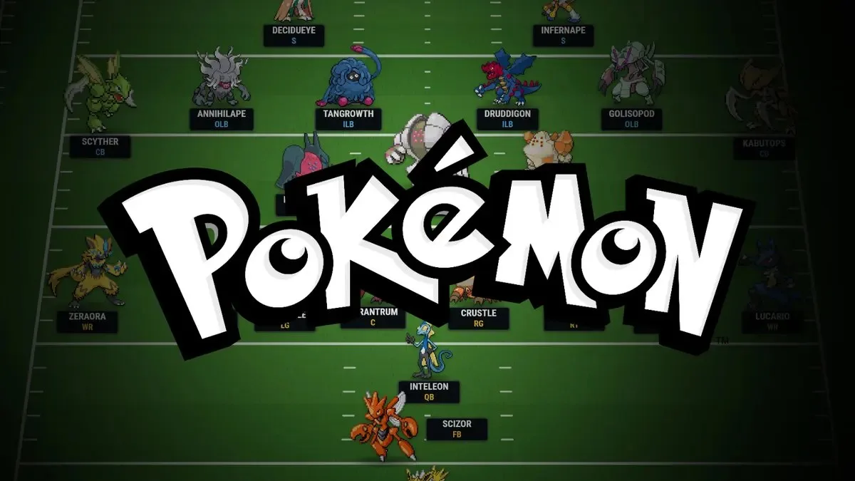 pokemon nfl football fantasy draft website