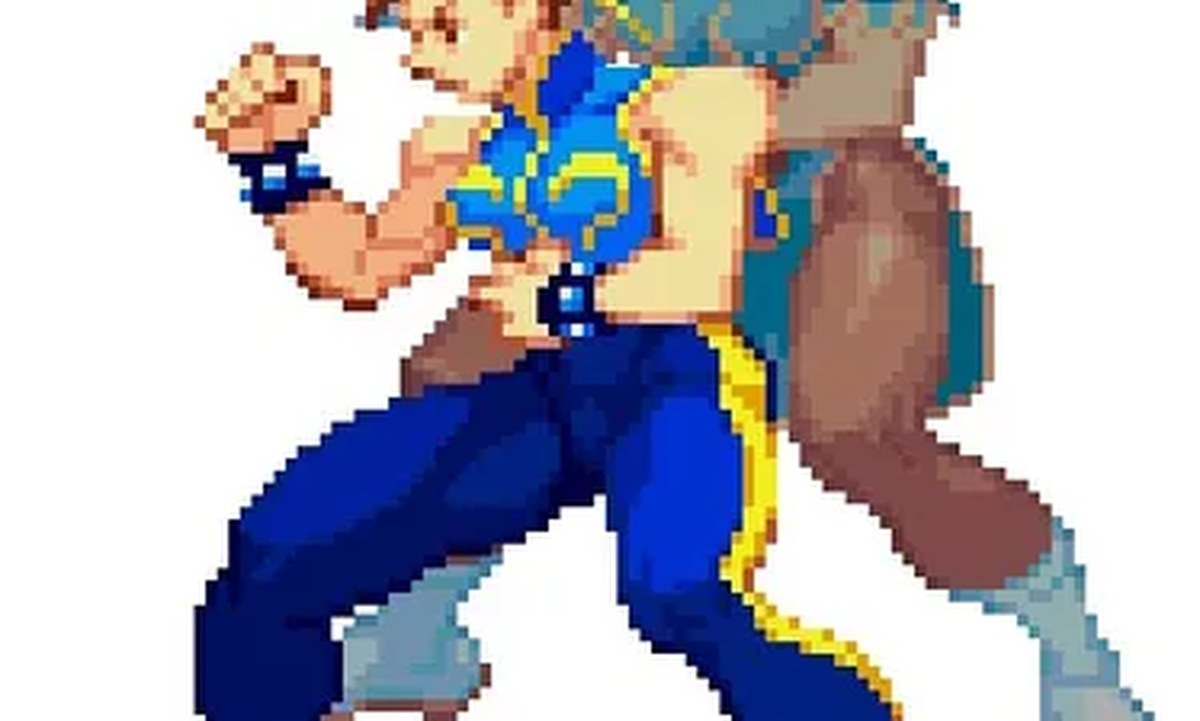 Chun-Li as she appears in the Street Fighter Alpha series (1995).
