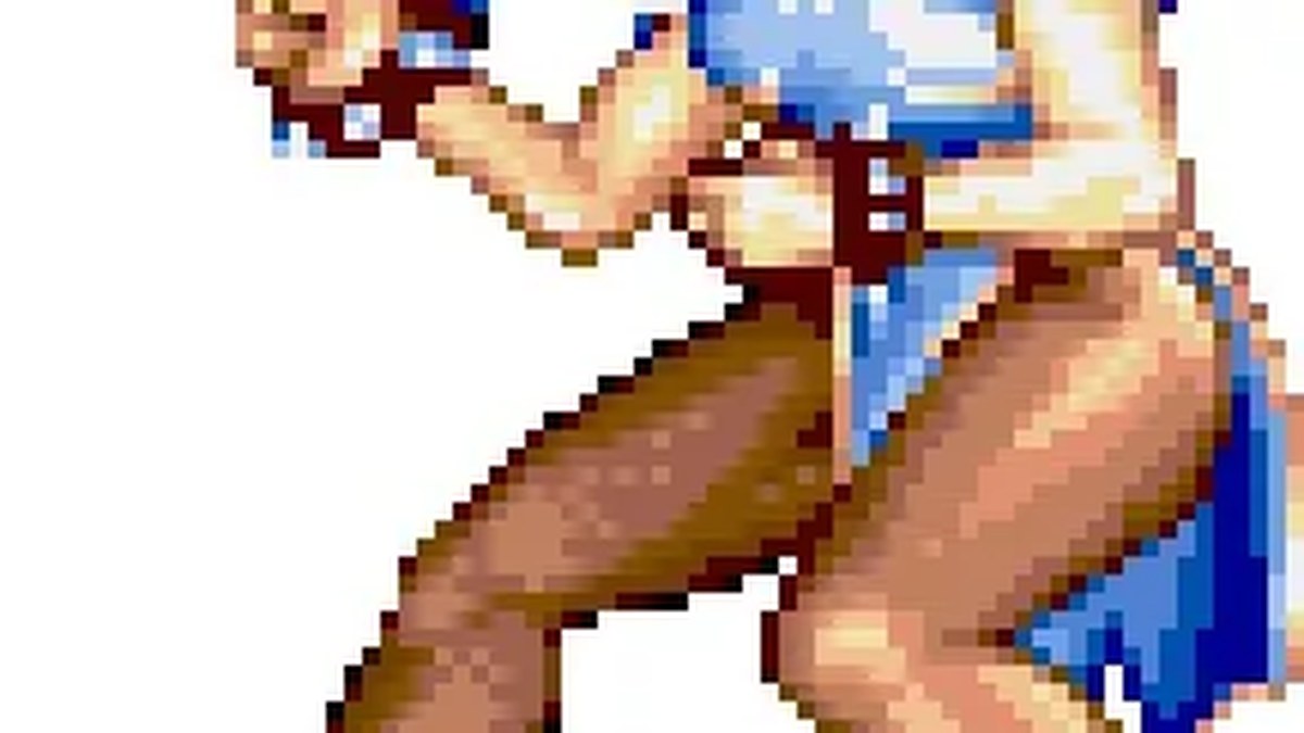 Chun-Li as she appears in Street Fighter II (1991).