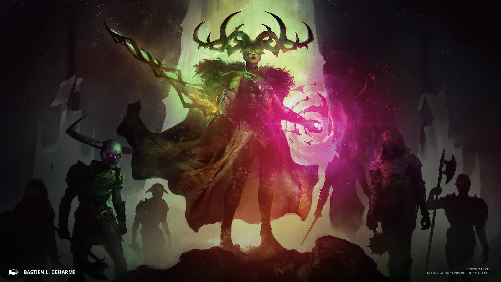 Marvel's Darkhold Destiny Announced as Magic: The Gathering's First Universes Beyond Set for 2027