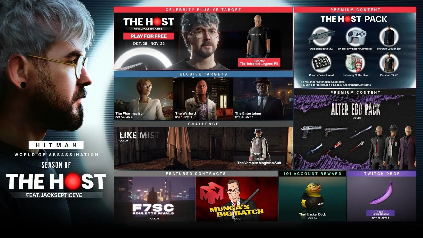 Jacksepticeye Talks Being Hitman's New Elusive Target, Bloodborne Movie, Dispatch, and More