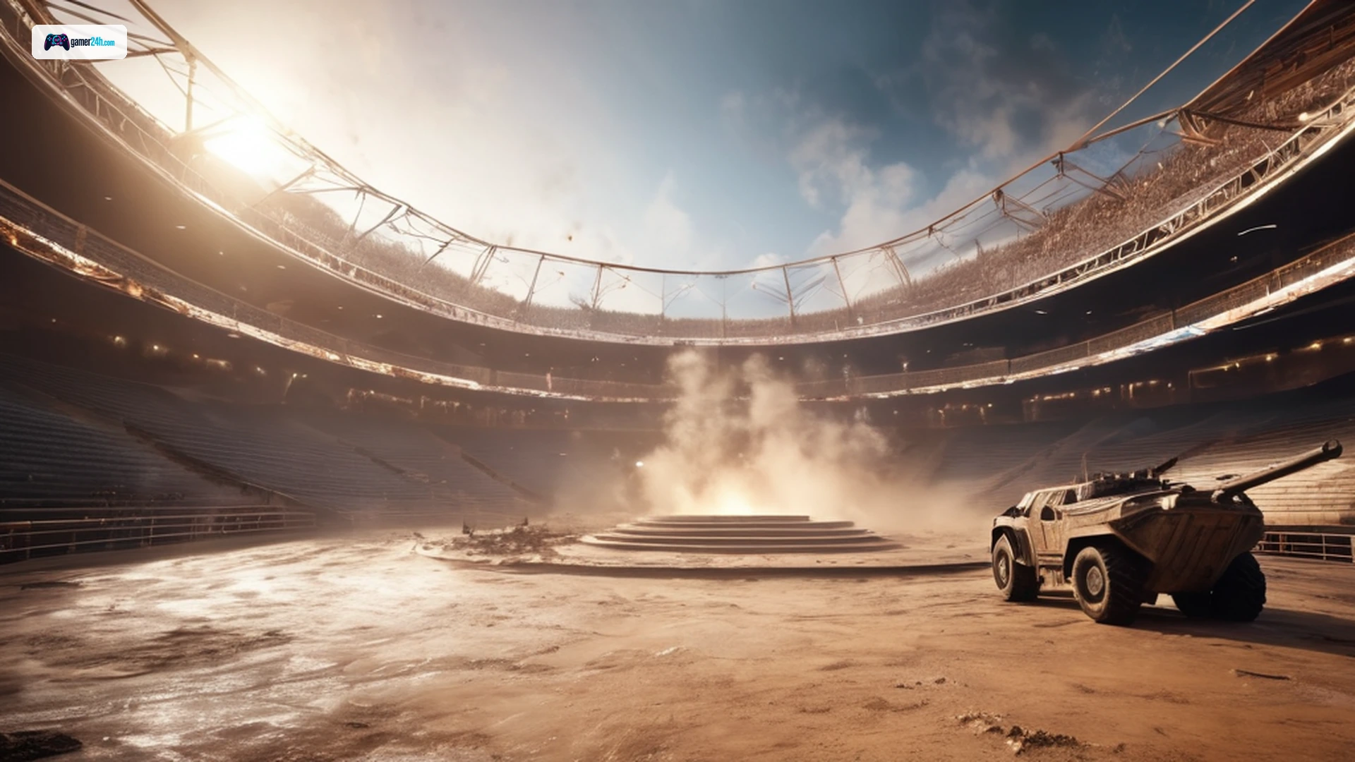 Fighting arena environment view